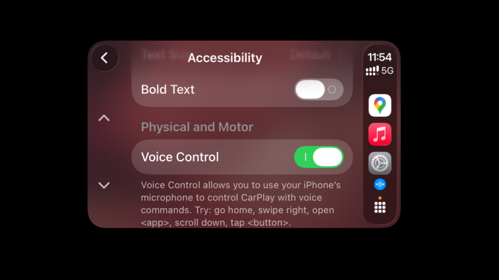 Cómo usar el Control de Voz Manos Libres en CarPlay en iOS 26