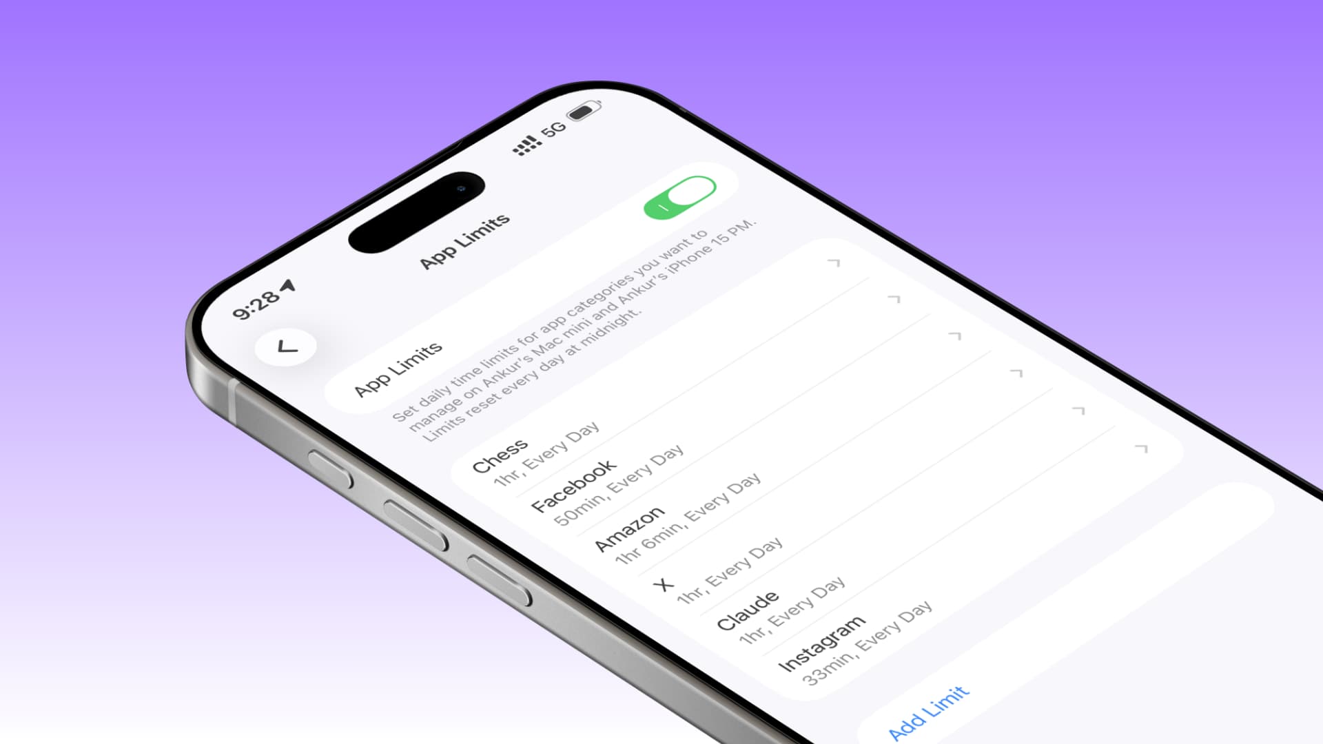 Sugerencias de solución si los límites de la aplicación de Tiempo de Pantalla no funcionan en iOS 26