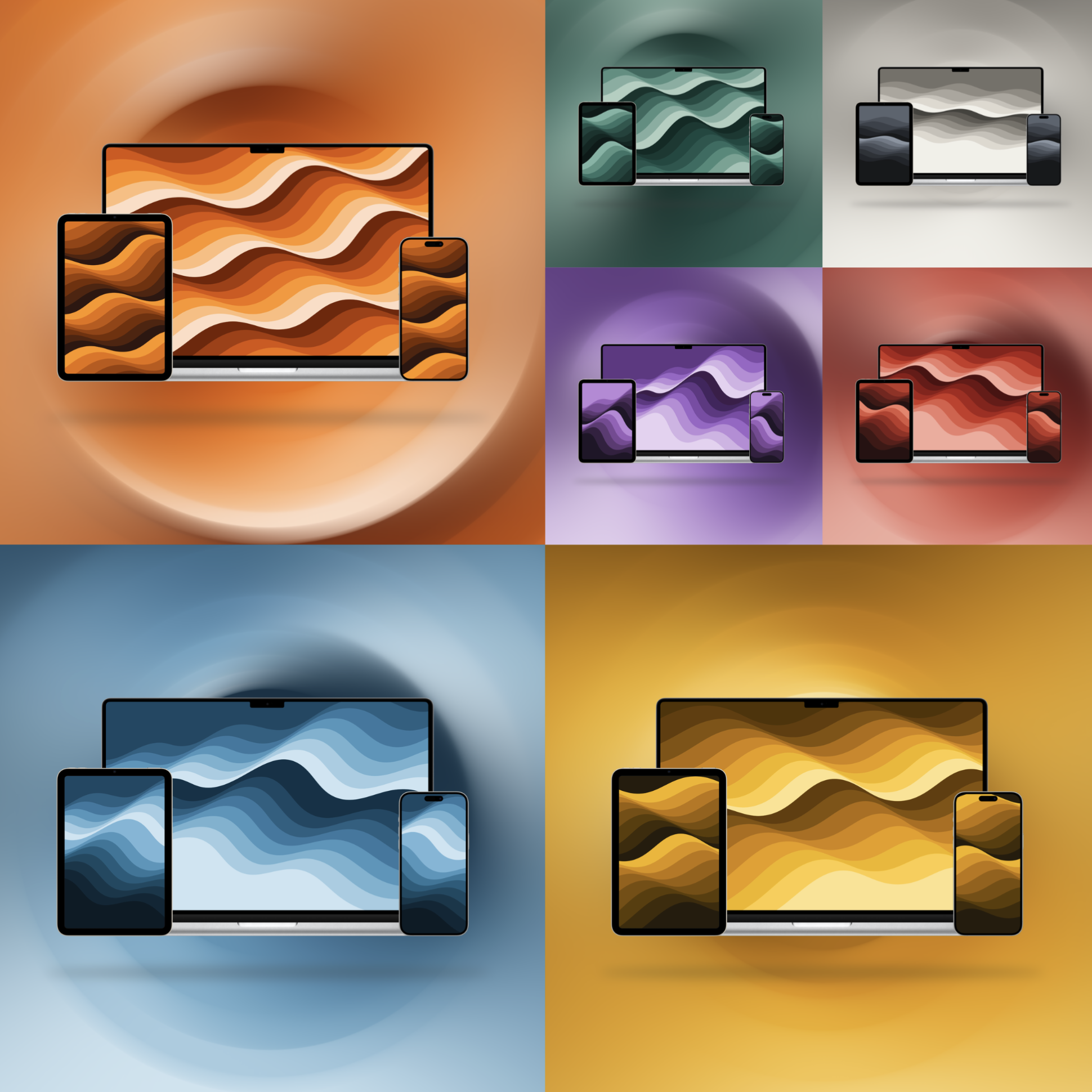 Sound.wav Paquete de Vista Previa de Papel Tapiz Ondulado